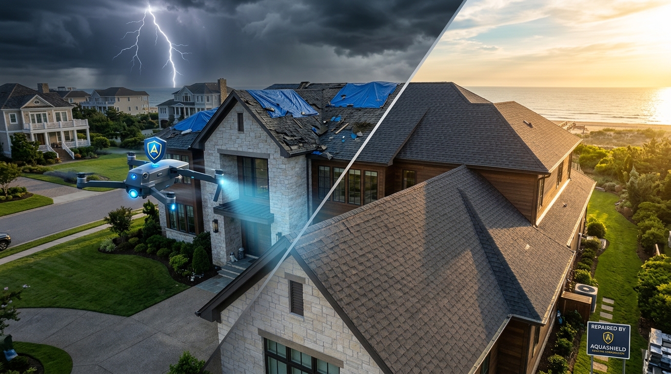 Storm Damage Roof Repair in Virginia